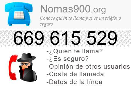 Teléfono 669615529