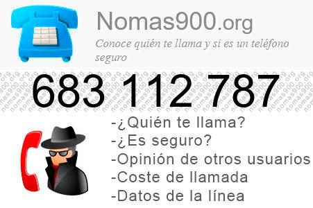 Teléfono 683112787