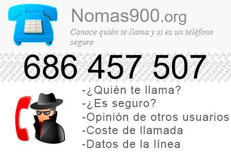 Teléfono 686457507