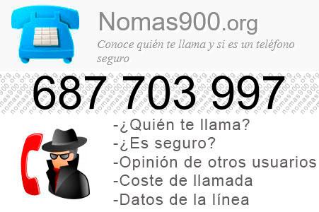 Teléfono 687703997