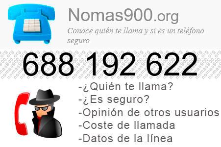 Teléfono 688192622