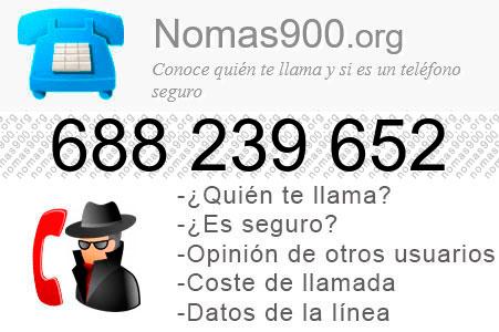 Teléfono 688239652