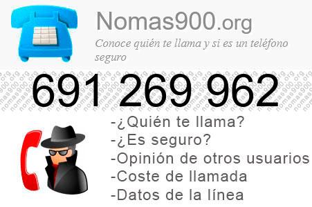 Teléfono 691269962