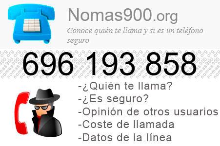 Teléfono 696193858