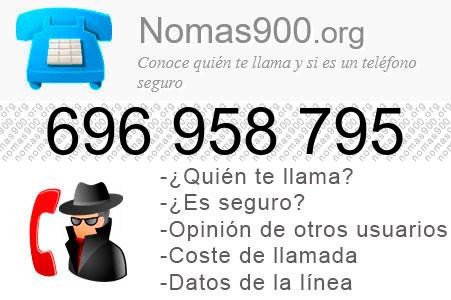 Teléfono 696958795