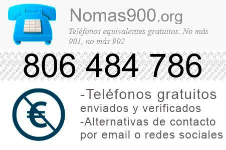 Teléfono 806484786