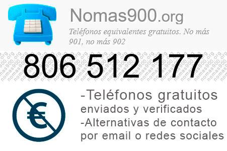 Teléfono 806512177