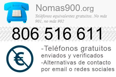 Teléfono 806516611