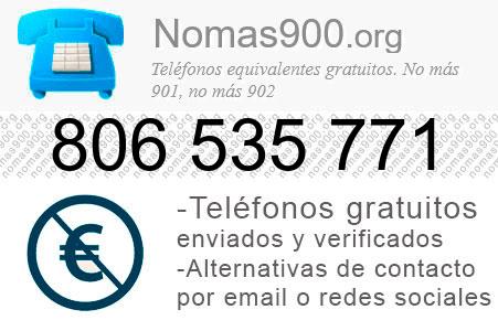 Teléfono 806535771