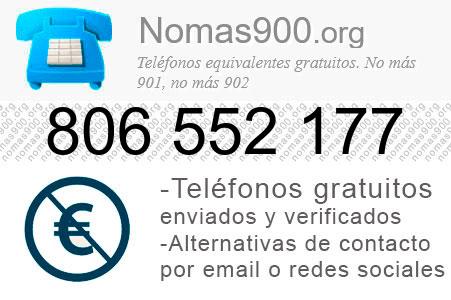 Teléfono 806552177