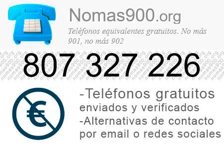 Teléfono 807327226