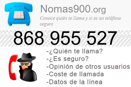 Teléfono 868955527