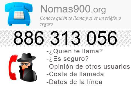 Teléfono 886313056