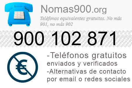 Teléfono 900102871