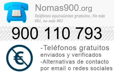 Teléfono 900110793