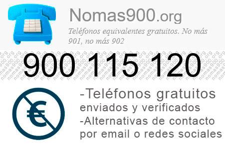 Teléfono 900115120