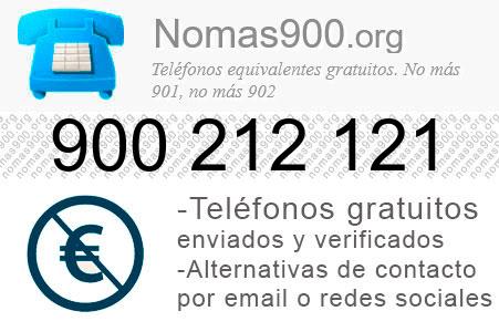 Teléfono 900212121