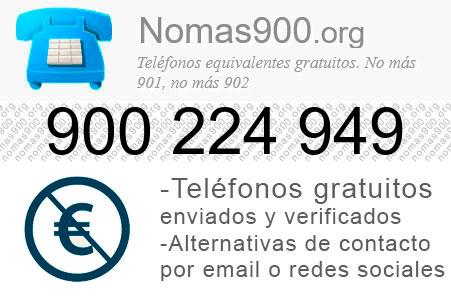 Teléfono 900224949