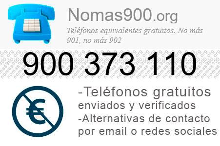 Teléfono 900373110