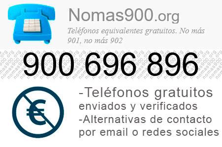 Teléfono 900696896