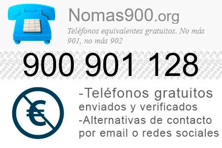 Teléfono 900901128