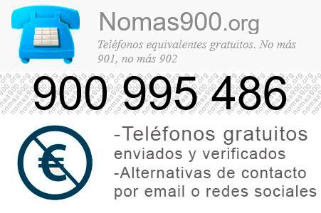 Teléfono 900995486