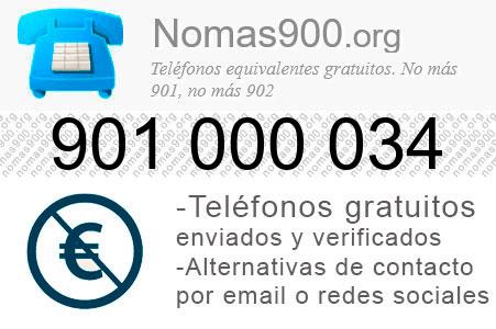 Teléfono 901000034