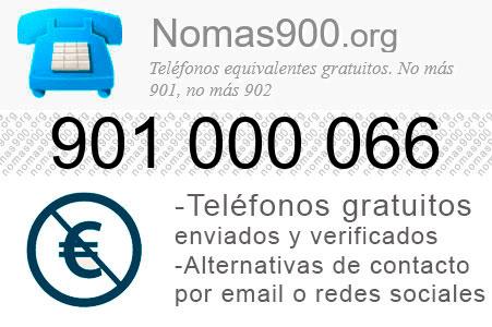 Teléfono 901000066