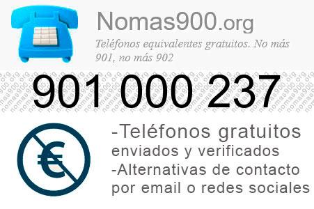 Teléfono 901000237