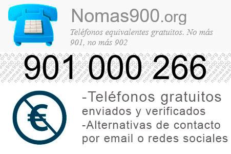 Teléfono 901000266