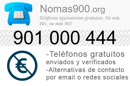 Teléfono 901000444