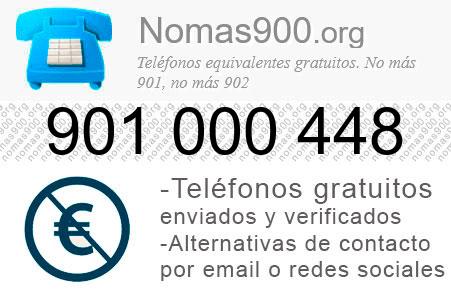 Teléfono 901000448