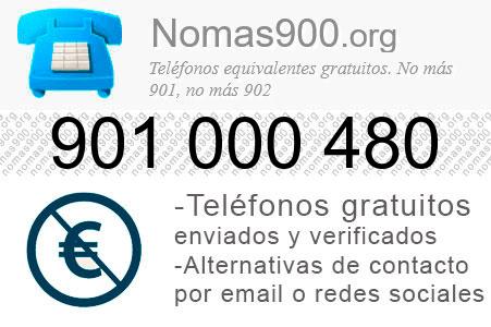 Teléfono 901000480