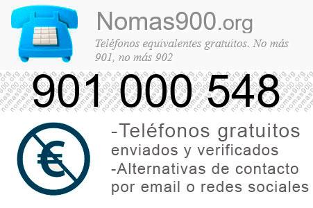 Teléfono 901000548