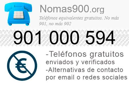 Teléfono 901000594