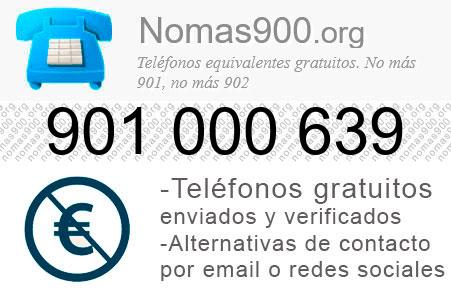 Teléfono 901000639