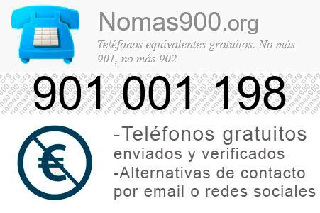 Teléfono 901001198