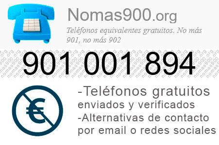 Teléfono 901001894