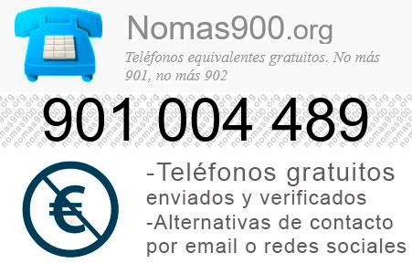 Teléfono 901004489