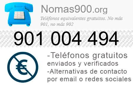 Teléfono 901004494