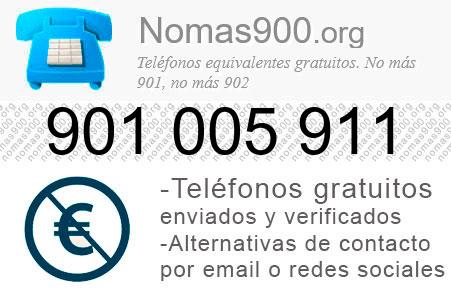 Teléfono 901005911