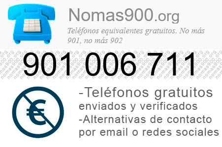 Teléfono 901006711