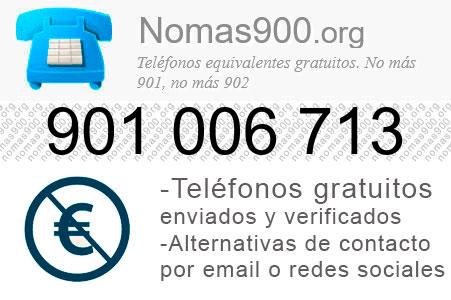 Teléfono 901006713