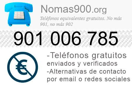 Teléfono 901006785