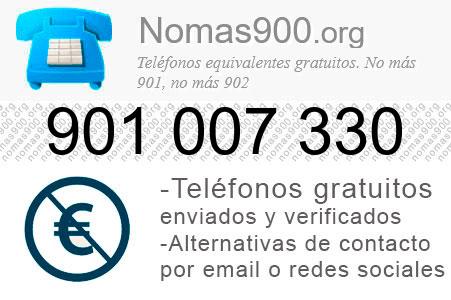 Teléfono 901007330