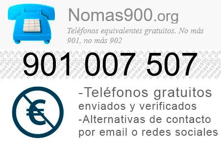 Teléfono 901007507