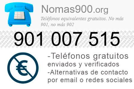 Teléfono 901007515