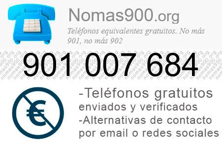 Teléfono 901007684