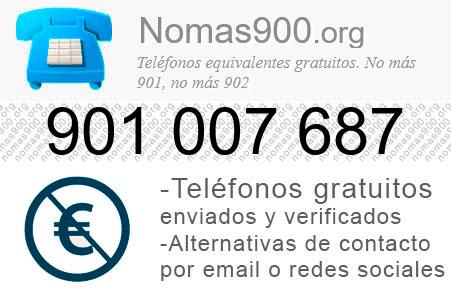 Teléfono 901007687