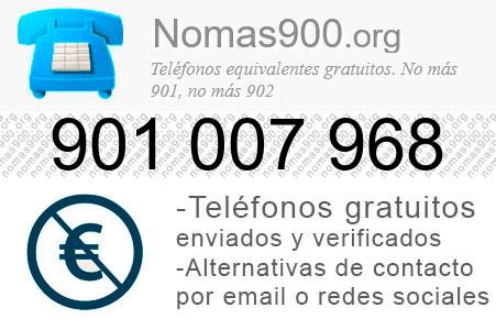 Teléfono 901007968